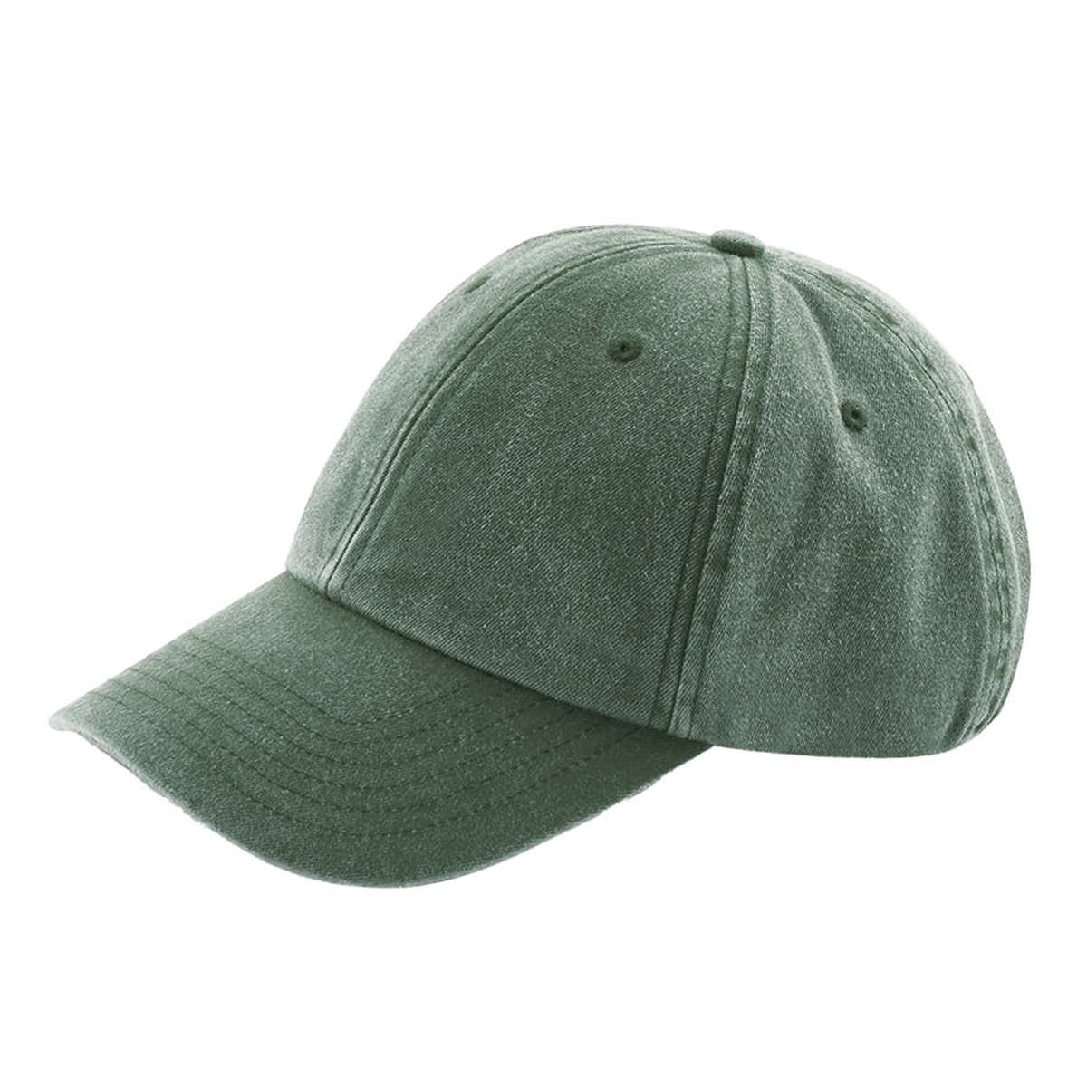 Beechfield B655 low profile vintage cap, bottle green