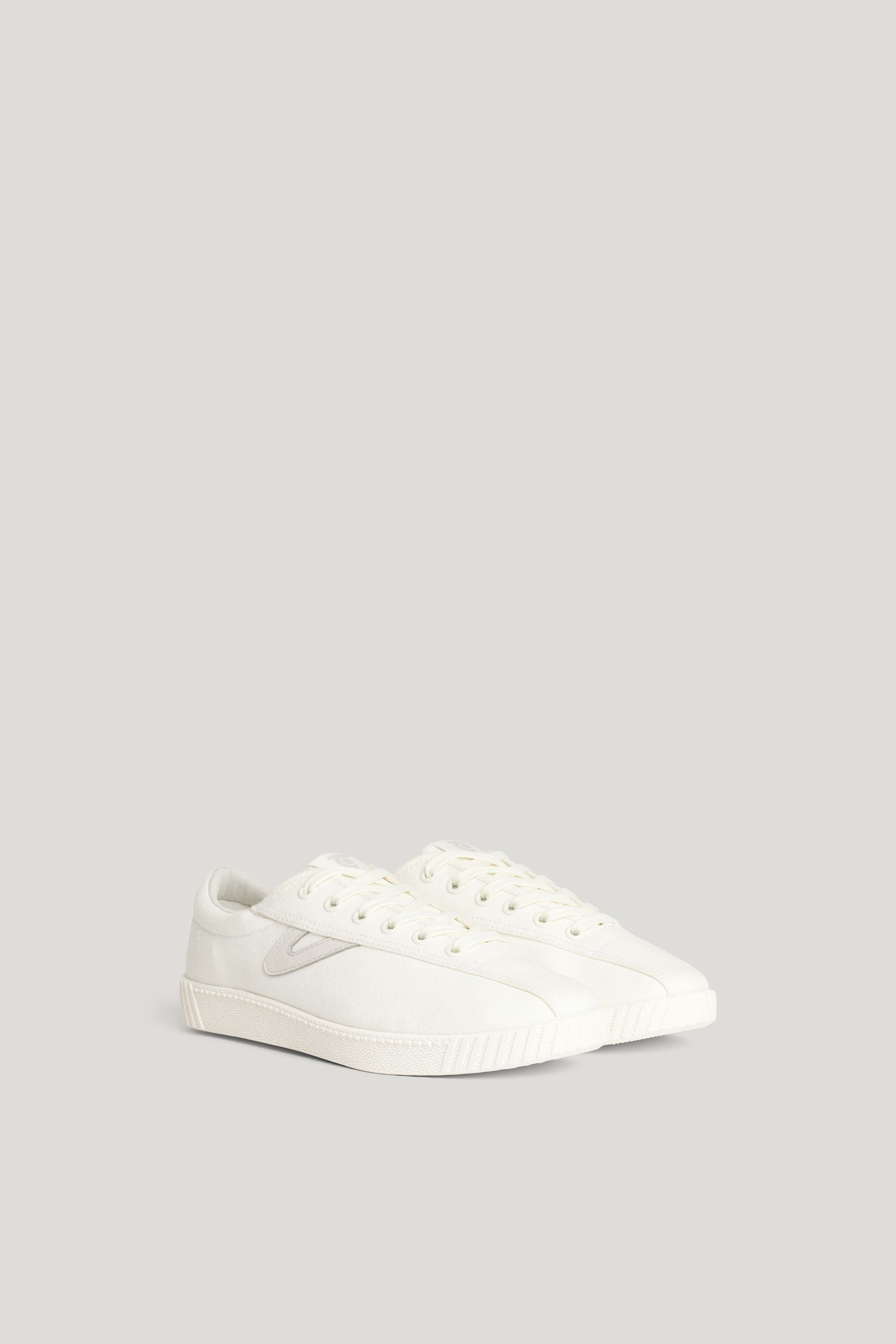 Tretorn Nylite 67 canvas-sneaker, vit/ljusgrå